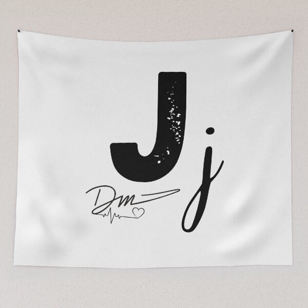 Item preview, Alphabet ABC I Love You, Letter J Monogram designed and sold by STEPHEN-KEMP.