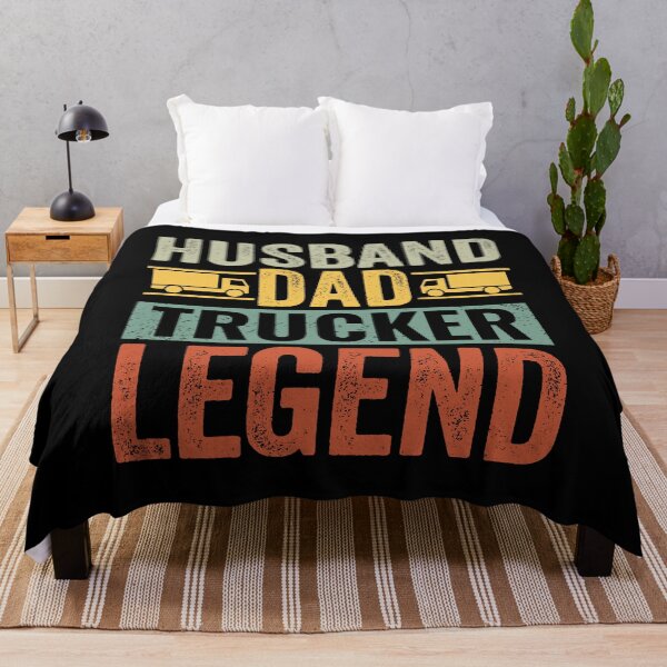 Item preview, Husband Dad Trucker Legend Truck Driver Trucking designed and sold by cimibaka25.