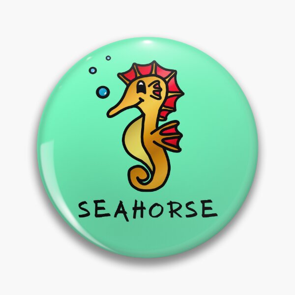 Item preview, Cute Little Seahorse - Colour designed and sold by LadySquiggle.