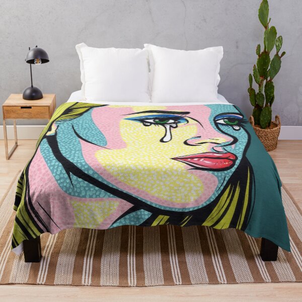 Item preview, Blonde Pop Art Crying Girl designed and sold by turddemon.