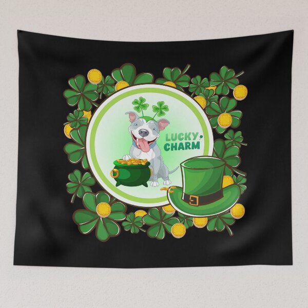 Item preview, Lucky charm St. Paddy's day dog designed and sold by courtney petersen.