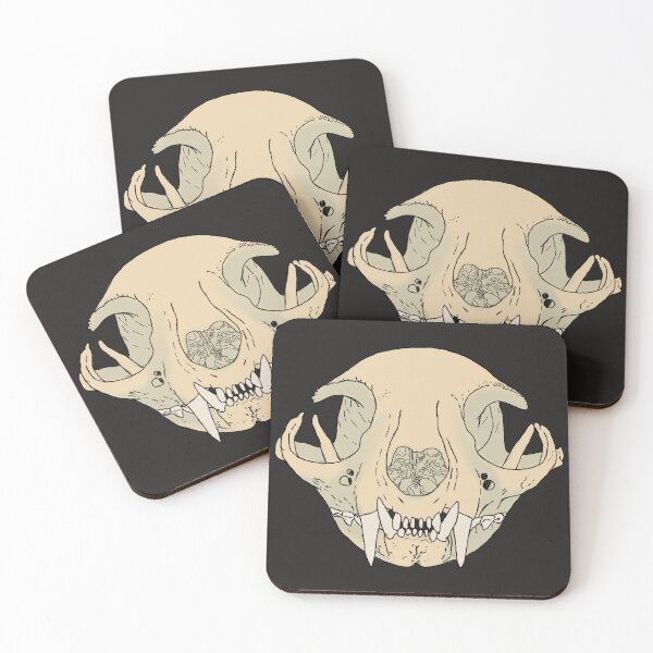Item preview, Cat Skull Natural designed and sold by Ashley Gagnon.