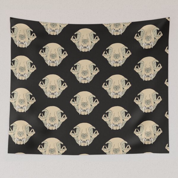 Item preview, Cat Skull Natural designed and sold by Ashley Gagnon.