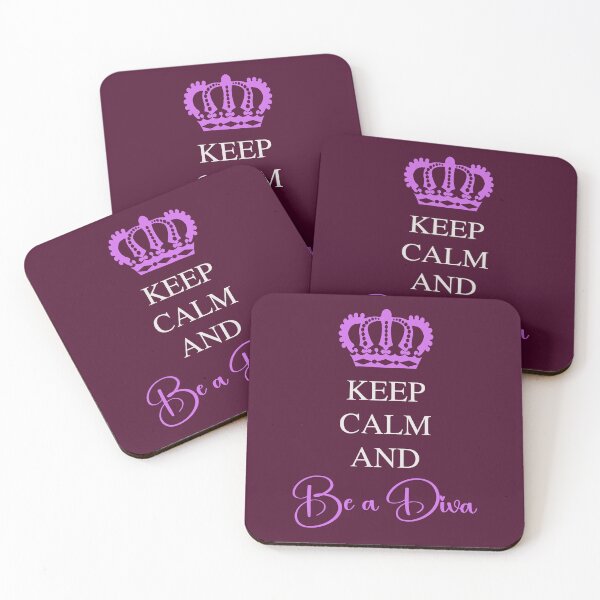 Item preview, Keep Calm and Be a Diva designed and sold by 4CoolKats.