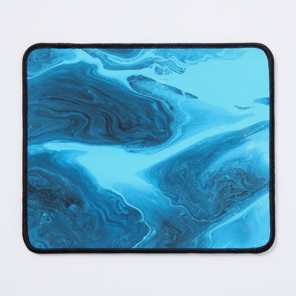 Item preview, Icy Blue and Black Painting designed and sold by Reynareyna.