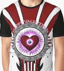 Valentines Star Burst Graphic T-Shirt