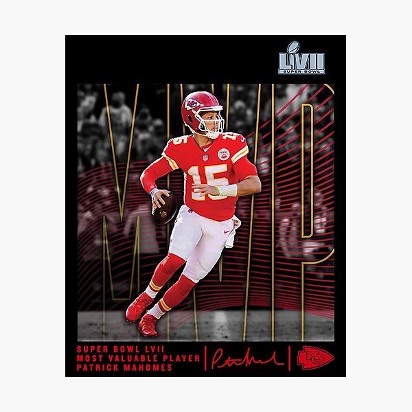 Patrick Mahomes Kansas City Chiefs 30 x 40 Archival Paper Print Art-  Embellished by Artist Matt