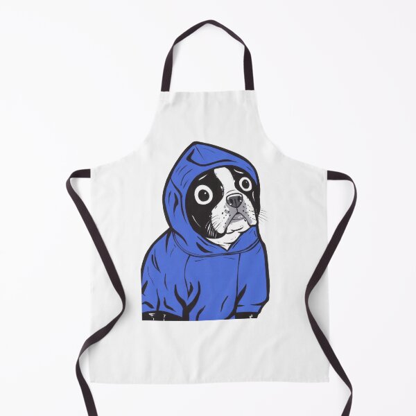 Item preview, Boston Terrier Blue Hoodie designed and sold by turddemon.