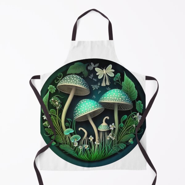 Item preview, Cottagecore Shrooms in the Forest designed and sold by TheJadeCat.