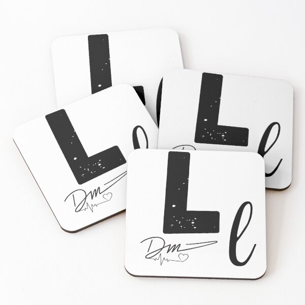 Item preview, Alphabet ABC I Love You, Letter L Monogram designed and sold by STEPHEN-KEMP.