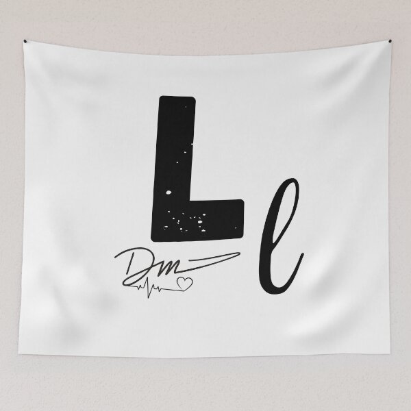 Item preview, Alphabet ABC I Love You, Letter L Monogram designed and sold by STEPHEN-KEMP.