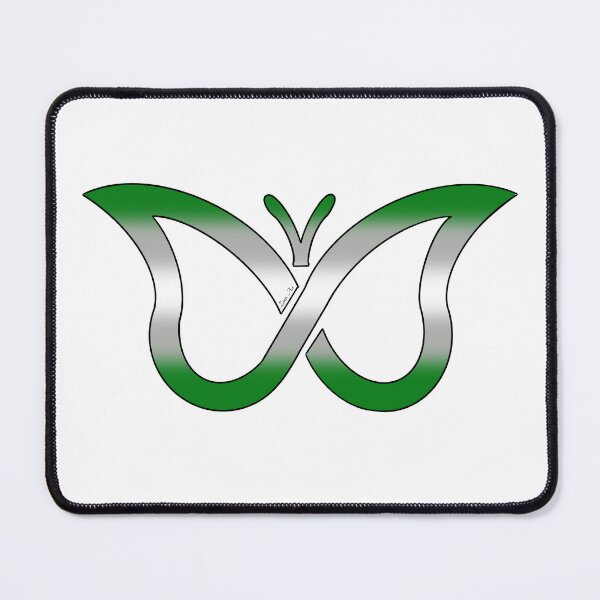 Item preview, ADHD and Gray Aromantic Pride Butterfly designed and sold by Zeons-Art.