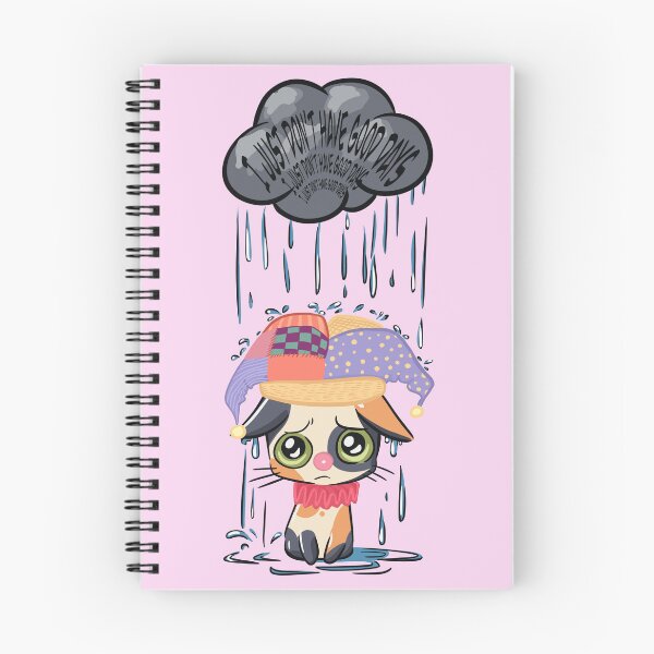 Item preview, I just don't have good days - Sad Clown Cat designed and sold by gaslight-n.