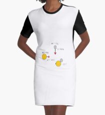 Absolute Inelastic Collision Graphic T-Shirt Dress