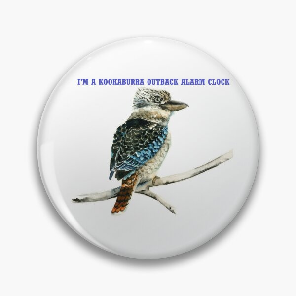 Item preview, I'm an outback alarm clock Kookaburra designed and sold by ThundRDownunder.