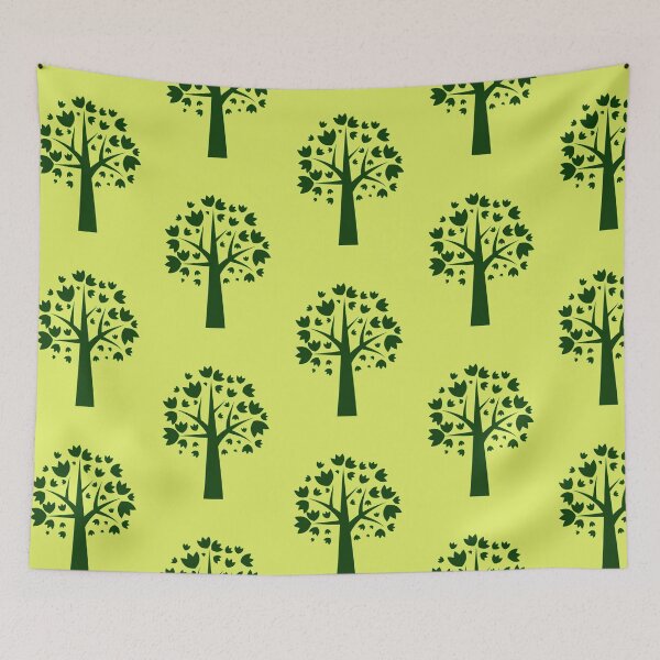 Item preview, green tree designed and sold by Aggeliki Agrafioti.