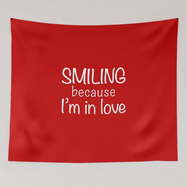 Item preview, Smiling Because I’m In Love designed and sold by Elvin Dantes.