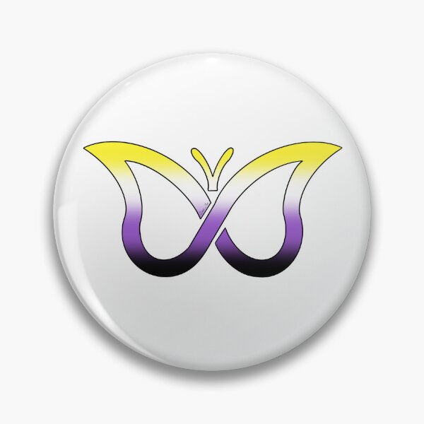 Item preview, ADHD and Nonbinary Pride Butterfly designed and sold by Zeons-Art.