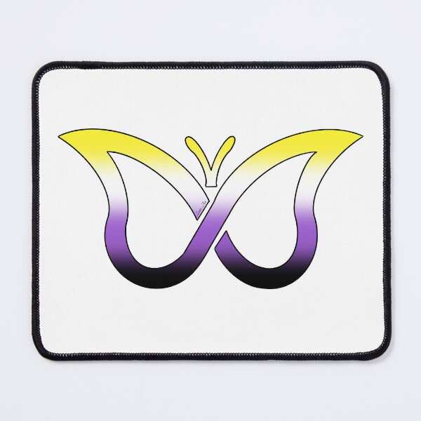 Item preview, ADHD and Nonbinary Pride Butterfly designed and sold by Zeons-Art.