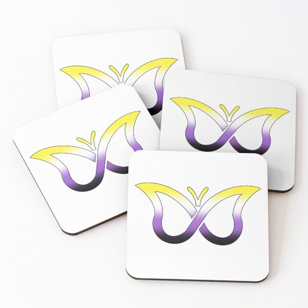 Item preview, ADHD and Nonbinary Pride Butterfly designed and sold by Zeons-Art.