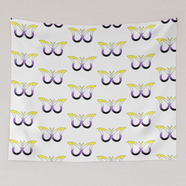 Item preview, ADHD and Nonbinary Pride Butterfly designed and sold by Zeons-Art.