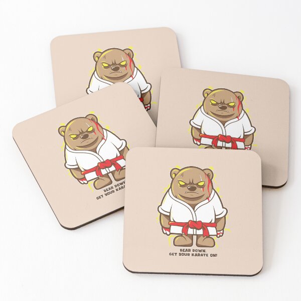 Item preview, Karateka Bear designed and sold by teefortyone.