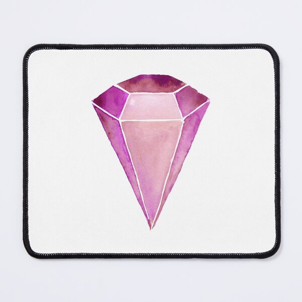 Item preview, Pink gemstone designed and sold by JenPolegattoArt.