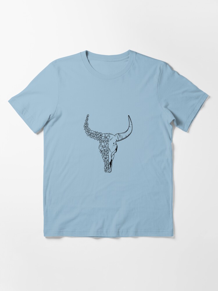 hunting boho cow skull, howdy, wild west, western graphic tee, cowgirl |  Essential T-Shirt