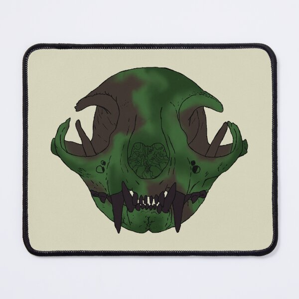 Item preview, Cat Skull Algae Covered designed and sold by Ashley Gagnon.