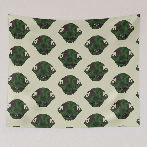 Item preview, Cat Skull Algae Covered designed and sold by Ashley Gagnon.