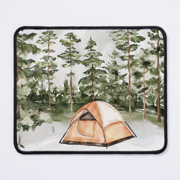 Item preview, Watercolor Camping in The Tend designed and sold by Nature Hues.