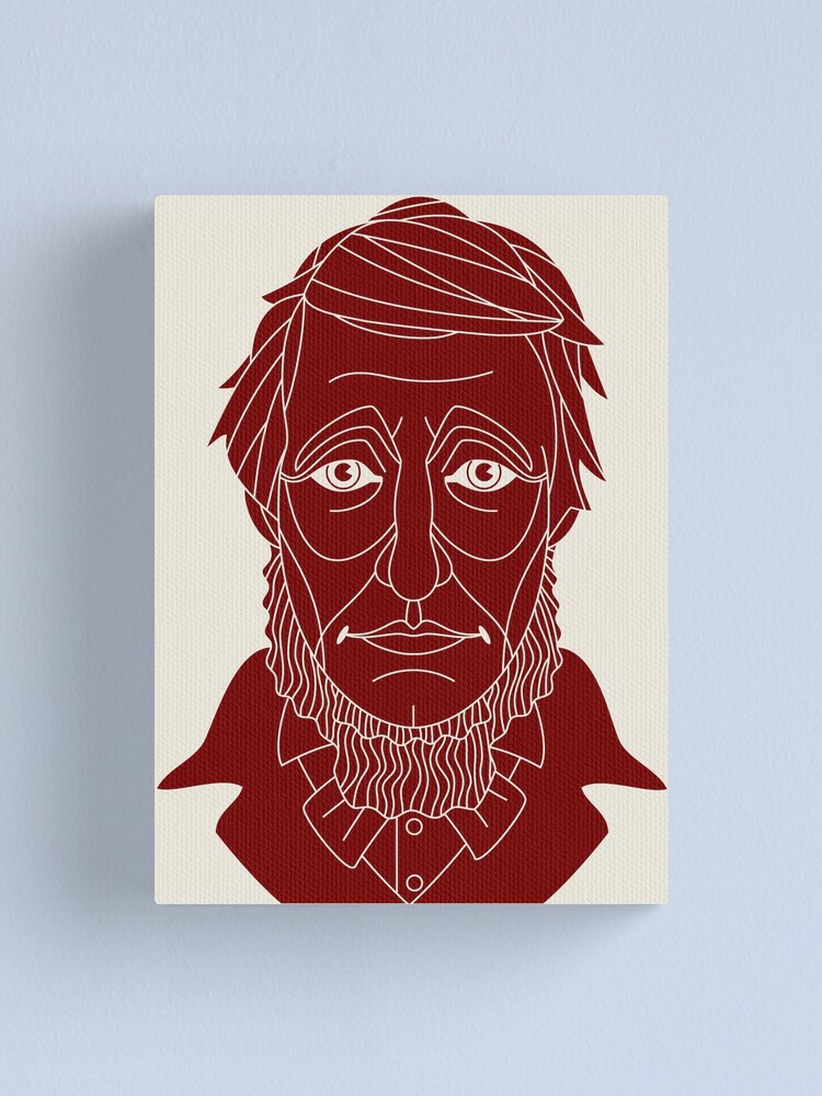 Transcendentalism Henry David Thoreau Canvas Print