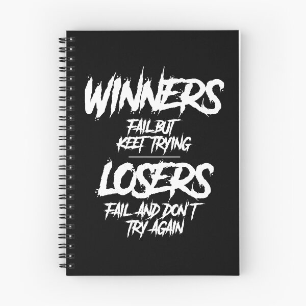 Item preview, Winners Fail But Keep Trying designed and sold by VectorDesigner.