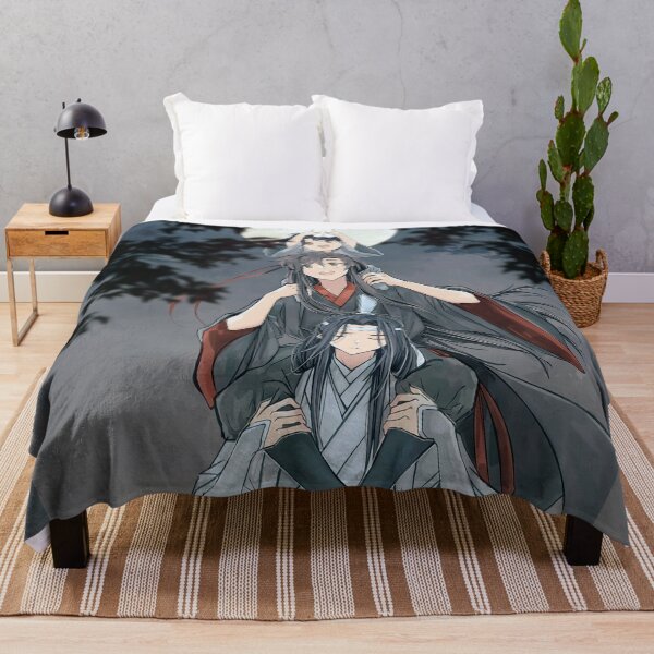 Anime Fleece Blanket and Bedspreads BL Yaoi Spiritpact Ling Qi Yang Jinghua  Duanmu Xi Blankets for Beds 200cm 100cm