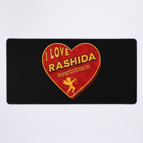 Item preview, PMD00465 Progressive Movement Designs I Love Rashida Tlaib for progressives Bernie Sanders supporters or progressive Democrats designed and sold by ProgressiveLeft.