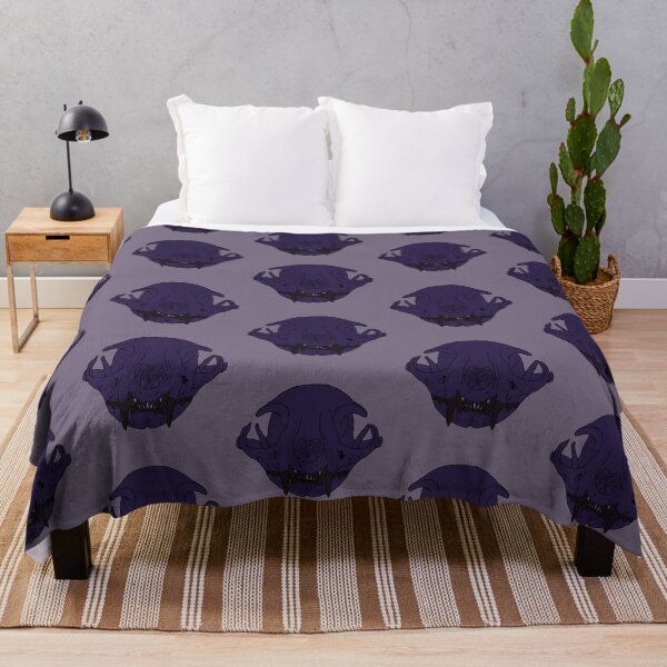 Item preview, Cat Skull Midnight designed and sold by Ashley Gagnon.