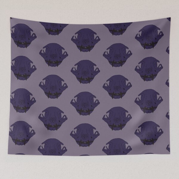 Item preview, Cat Skull Midnight designed and sold by Ashley Gagnon.