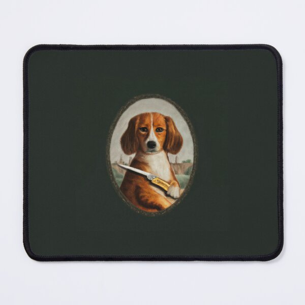 Item preview, Dog With Knife designed and sold by OkGalerieRB.