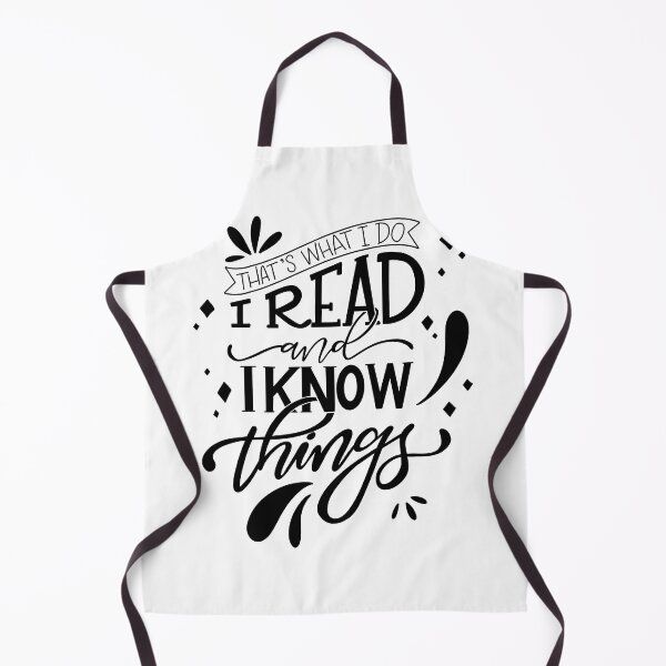 Item preview, I Read and I Know Things Book Lover designed and sold by Thenerdlady.