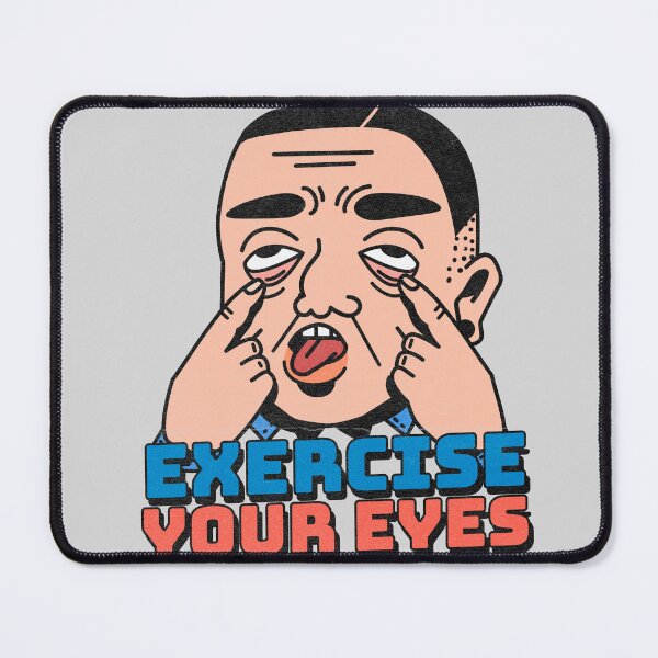 Item preview, Exercise your eyes - funny worker on laptop designed and sold by sashashuba.