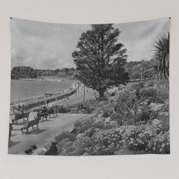 Item preview, Torquay, view of the Sub-Tropical Gardens and Seafront, Devon, England c. 1950 designed and sold by The-Hist-Image.