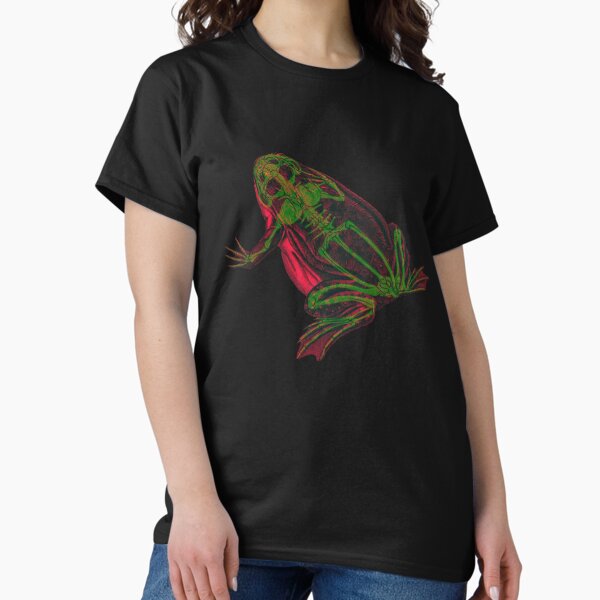 Item preview, Skeleton Frog Interactive Magenta&Green Filter By Red&Blue designed and sold by red-and-blue05.