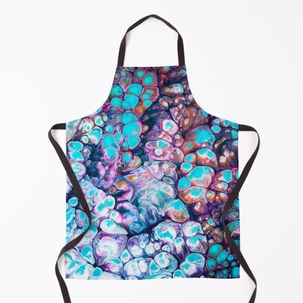 Item preview, Teal Bloom 2 - Original Fluid Acrylic Abstract Painting designed and sold by lumino-one.