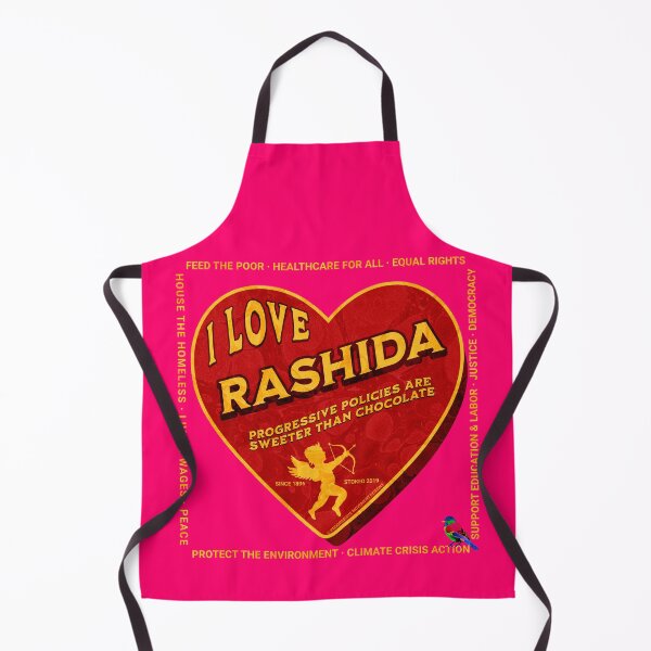 Item preview, PMD00466 Progressive Movement Designs I Love Rashida Tlaib Progressive Policy progress goals for Bernie Sanders supporter progressives designed and sold by ProgressiveLeft.