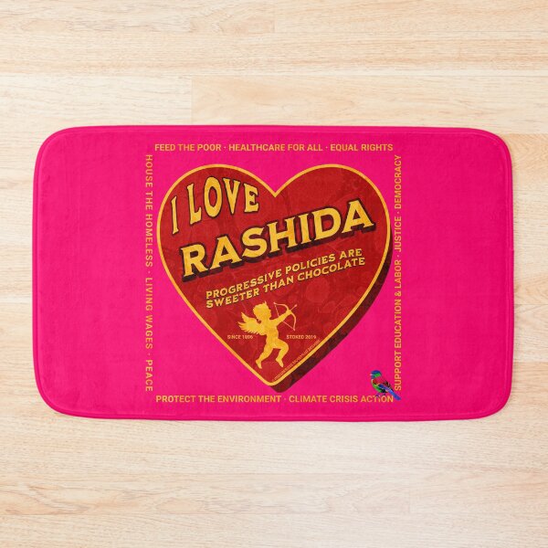 Item preview, PMD00466 Progressive Movement Designs I Love Rashida Tlaib Progressive Policy progress goals for Bernie Sanders supporter progressives designed and sold by ProgressiveLeft.