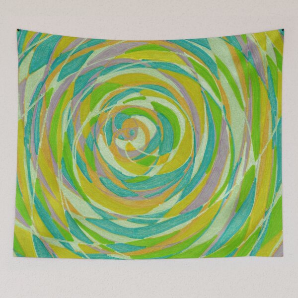 Item preview, Green sprial designed and sold by Arleen Hanks.