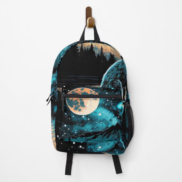 Item preview, Wolf on Blue Lake & Shooting Star designed and sold by FenixRiver.