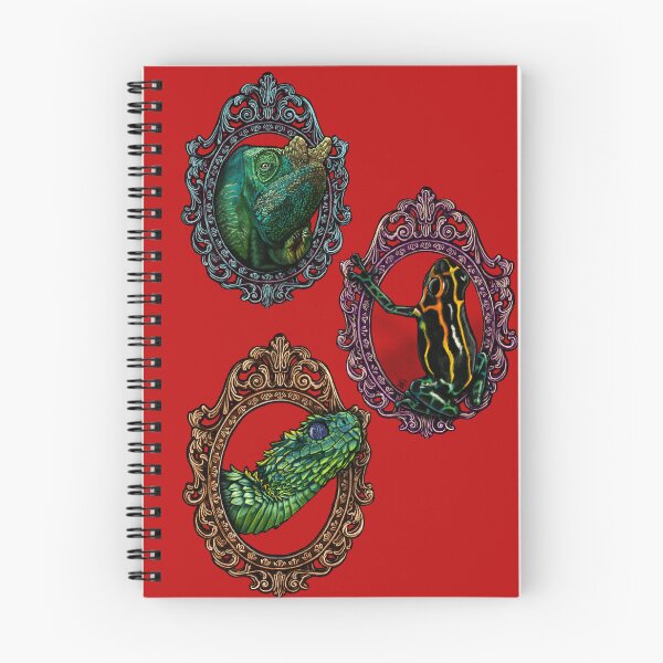 Item preview, Herp Cameo Trio: Chameleon, Dart Frog, & Viper designed and sold by FreyStrandDraws.