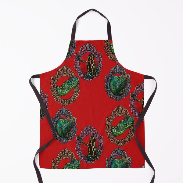 Item preview, Herp Cameo Trio: Chameleon, Dart Frog, & Viper designed and sold by FreyStrandDraws.