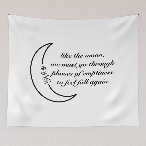Item preview, Moon drawing and quote designed and sold by mia-alice85.